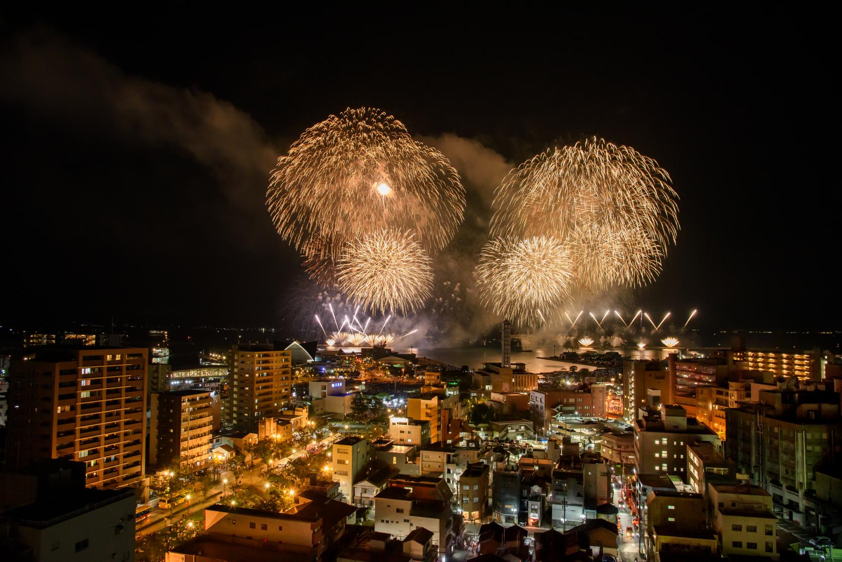 今年的「鹿兒島錦江灣夏夜大花火大會」-0